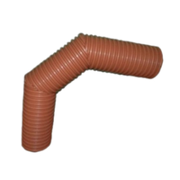 Отвод гофрированный 90° для канализационной трубы ИКАПЛАСТ