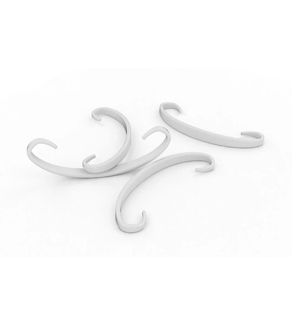 Белые пластиковые соединительные клипсы (зажимы) ENERGOFLEX 100 шт