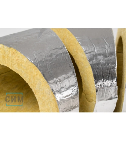 Негорючие фольгированные минераловатные отводы ЭКОРОЛЛ КВ-100 Ф