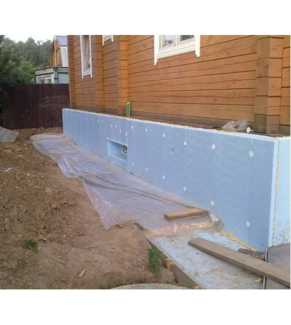 Плита с пазами из экструдированного пенополистирола Экстрол 40