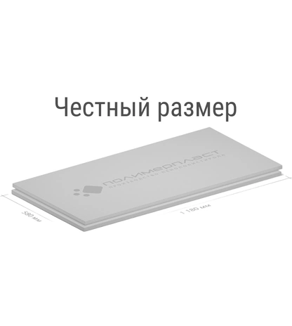 Плита из экструдированного пенополистирола ГРАФИТ+