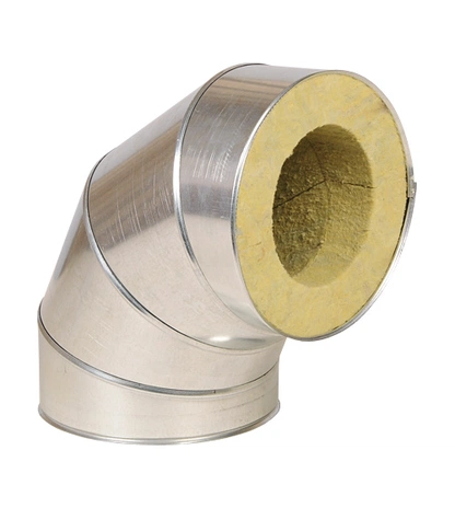 Оцинкованные минераловатные отводы ЭКОРОЛЛ КВ-80 Zn