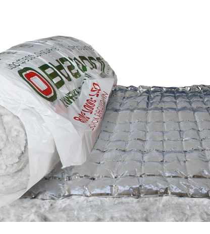 Фольгированный минераловатный прошивной мат BASWOOL МП(Ф)-80