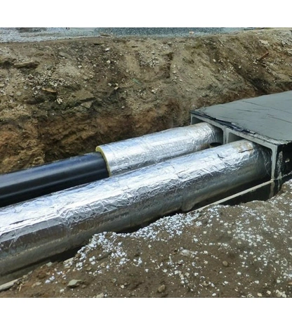 Фольгированные минераловатные цилиндры ПЦ-100 Ф