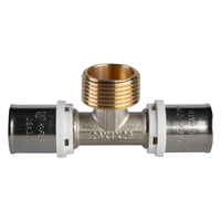 Пресс-фитинг тройник с наружной резьбой K-FLEX SOLID