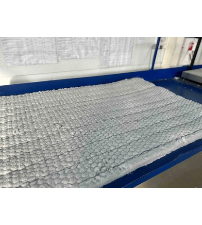 Минераловатный прошивной мат на металлической сетке BASWOOL МП(МС)-125