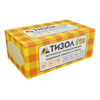 Гидрофобизированная базальтовая плита ТИЗОЛ EURO-ВЕНТ В