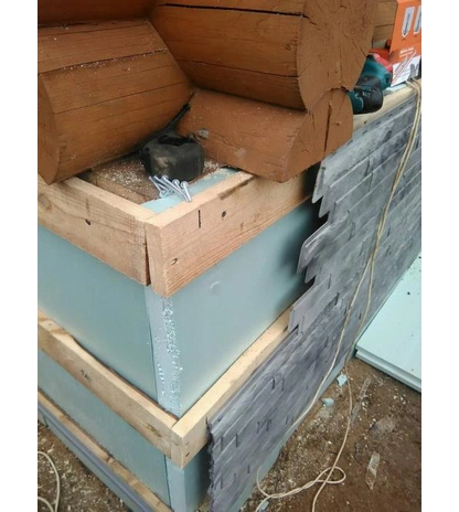 Плита с пазами из экструдированного пенополистирола Экстрол 40