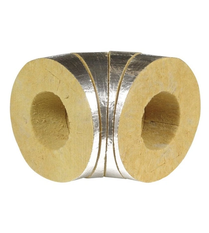 Фольгированные базальтовые отводы для колен труб ISOROLL Ф