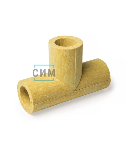 Оцинкованные минераловатные тройники ЭКОРОЛЛ КВ-100 Zn