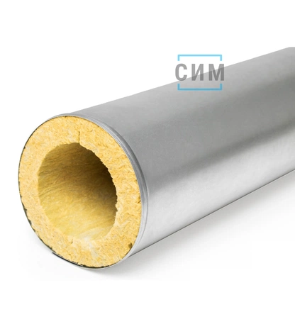 Оцинкованные минераловатные цилиндры ЭКОРОЛЛ КВ-100 Zn