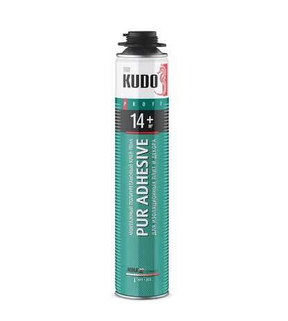 Клей-пена полиуретановая для плит KUDO PROFF 14+ 1 л
