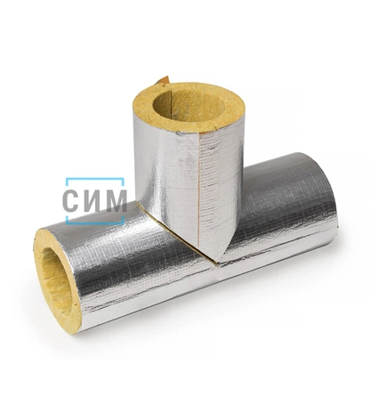 Фольгированные минераловатные тройники ЭКОРОЛЛ КВ-100 ФА