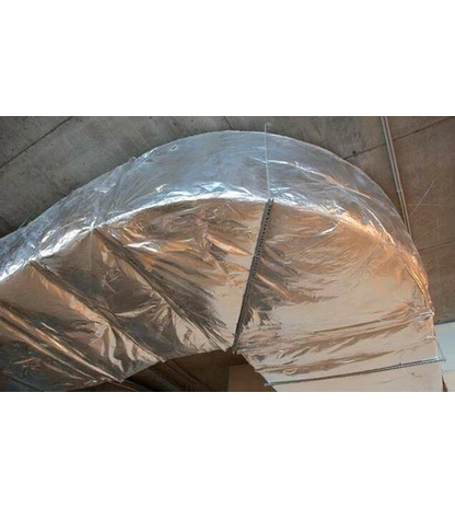 Огнезащитный базальтовый фольгированный рулонный материал МБОР-50Ф