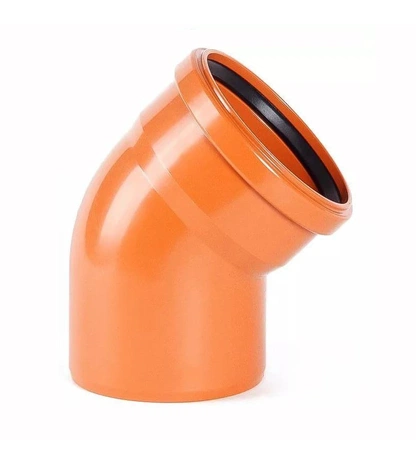 Отвод канализационной трубы Хемкор НПВХ