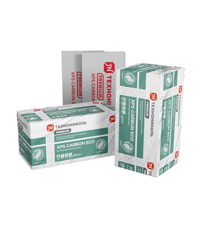 Плита из экструдированного пенополистирола ТЕХНОНИКОЛЬ CARBON ECO
