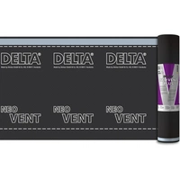 Диффузионная ветрозащитная мембрана с самоклеящейся лентой DELTA-NEO VENT PLUS
