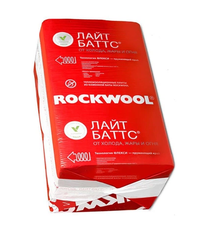 Базальтовая мягкая плита ROCKWOOL ЛАЙТ БАТТС