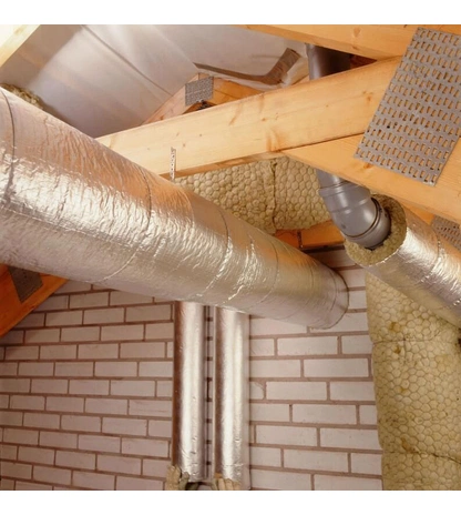 Фольгированные базальтовые цилиндры ROCKWOOL 100 Кф