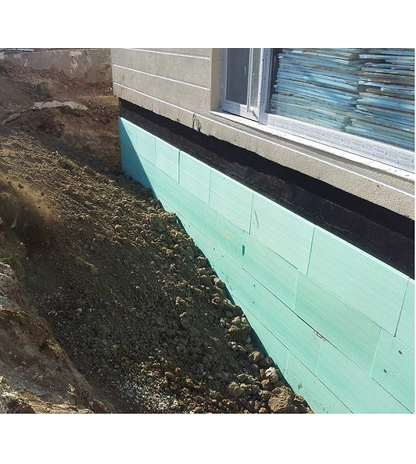 Плита с пазами из экструдированного пенополистирола Экстрол 40