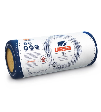 Фольгированный минераловатный мат URSA GEO М-11Ф