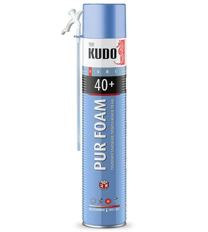Бытовая монтажная полиуретановая пена KUDO HOME 40+ 1 л