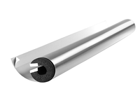 Трубка K-FLEX ST AL CLAD из вспененного каучука с алюминизированным ПВХ покрытием
