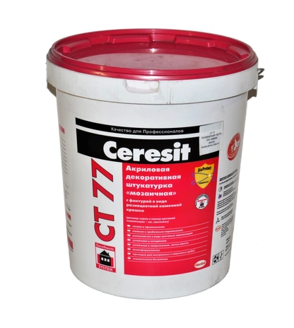 Акриловая декоративная штукатурка Ceresit CT 77