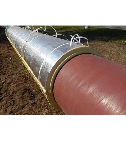 Фольгированные пенополиуретановые скорлупы ППУ Ф