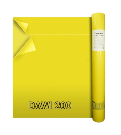 Универсальная пароизоляционная полиэтиленовая плёнка DELTA-DAWI 200
