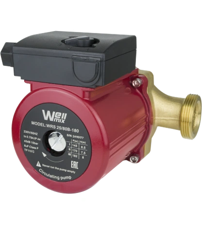 Циркуляционный насос Wellmix WRS 32/60 B (180 мм, корпус латунь)
