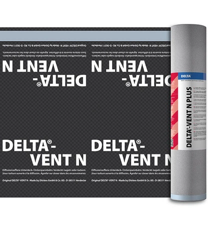 Диффузионная полипропиленовая мембрана с самоклеящейся лентой DELTA-VENT N PLUS