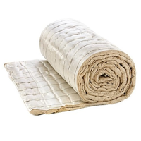 Минераловатный мат прошивной в обкладке стеклотканью или стеклосеткой М3-100 (МП-СТ-100)