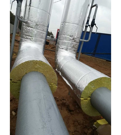 Фольматканевые минераловатные отводы ЭКОРОЛЛ КВ-80 ФТ-У для улицы