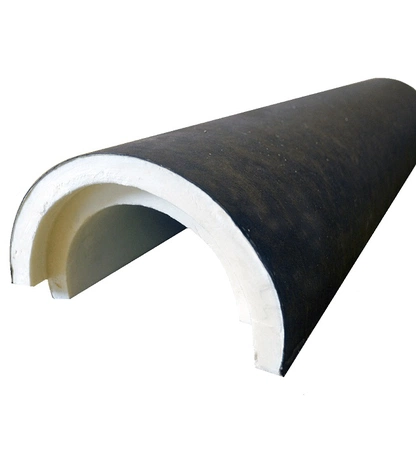 Пенополиуретановый стык с покрытием из битумной бумаги ППУ