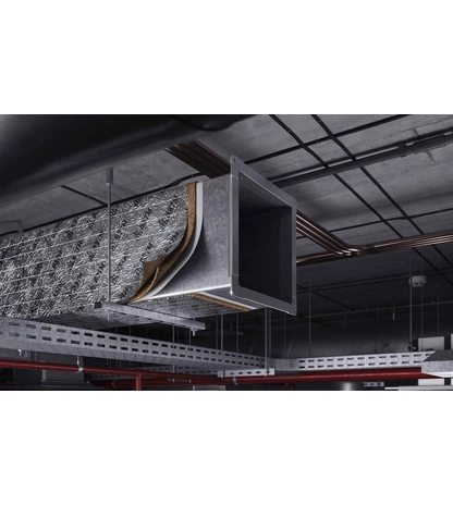 Фольгированный огнезащитный базальтовый материал OCM AIR DUCT 60