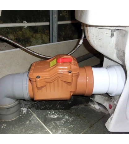 Обратный клапан канализационной трубы Хемкор НПВХ