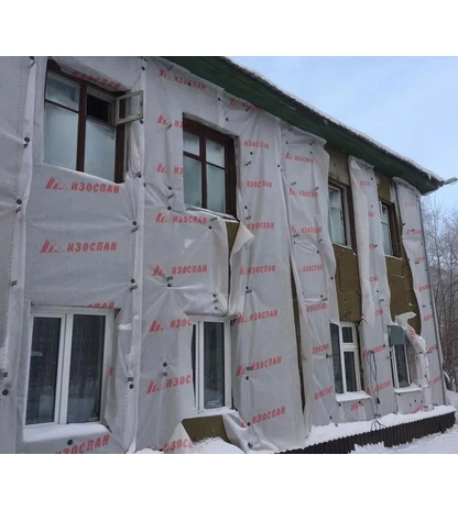 Ветрозащитная паропроницаемая мембрана с огнезащитными добавками Изоспан А с ОЗД