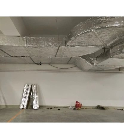 Фольгированный огнезащитный базальтовый материал ОБМ-Вент-13Ф