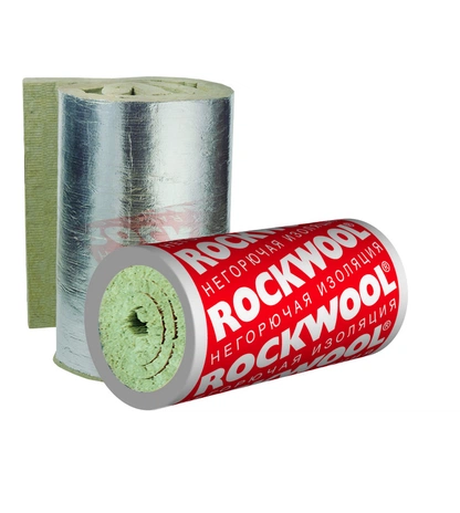 Фольгированный минераловатный лёгкий мат ROCKWOOL ТЕХ МАТ к/ф