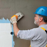 Монтаж штукатурного фасада под ключ