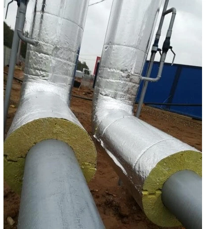 Фольматканевые базальтовые цилиндры высокой плотности ЭКОРОЛЛ КВ-150 ФТ