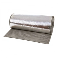 Огнезащитный базальтовый фольгированный рулонный материал МБОР-10Ф