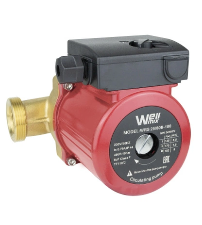 Циркуляционный насос Wellmix WRS 32/60 B (180 мм, корпус латунь)