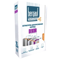 Штукатурка декоративная белая короед Bergauf Dekor 25 кг
