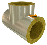 Фольгированные ламельные базальтовые тройники ЭКОРОЛЛ КВ-35 ФА