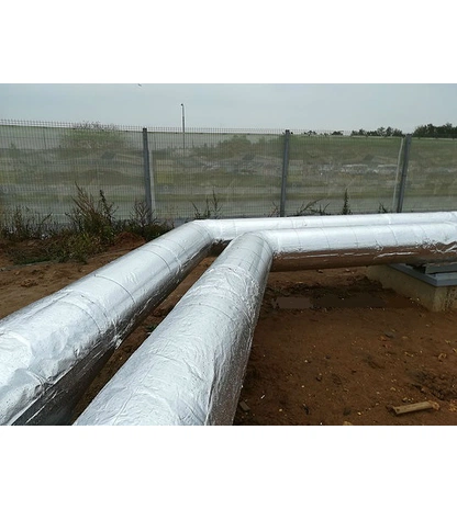 Негорючие фольгированные базальтовые цилиндры ISOTEC Section-AL2