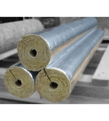 Фольгированные минераловатные цилиндры PAROC Section ALUCoat T