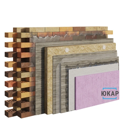 Система штукатурного фасада на минеральной вате ISOVER