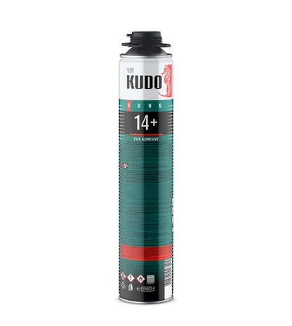 Клей-пена полиуретановая для плит KUDO PROFF 14+ 1 л